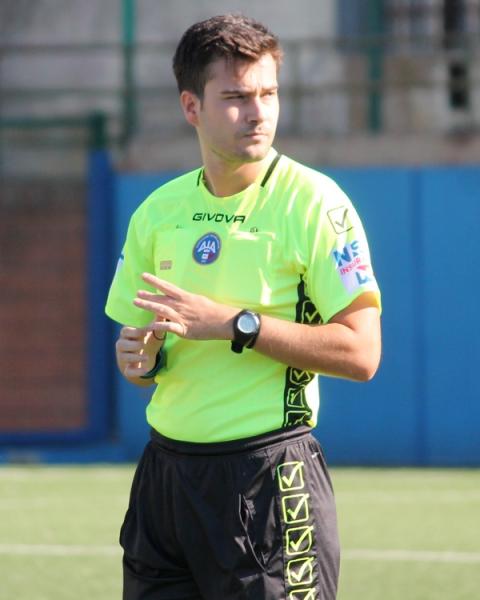 Arbitro Mattia Capotosto di Oristano