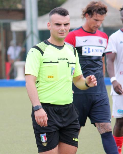 Arbitro Samuele Giudice di Sassari