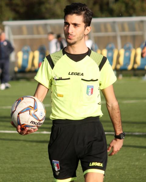 Arbitro Simone Fonnesu di Sassari