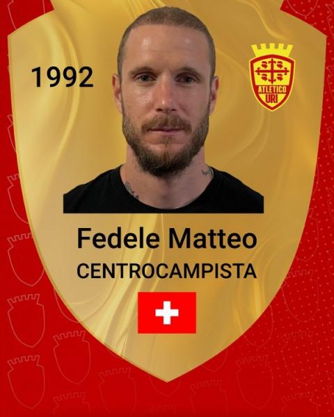 Matteo Fedele, centrocampista, Atletico Uri