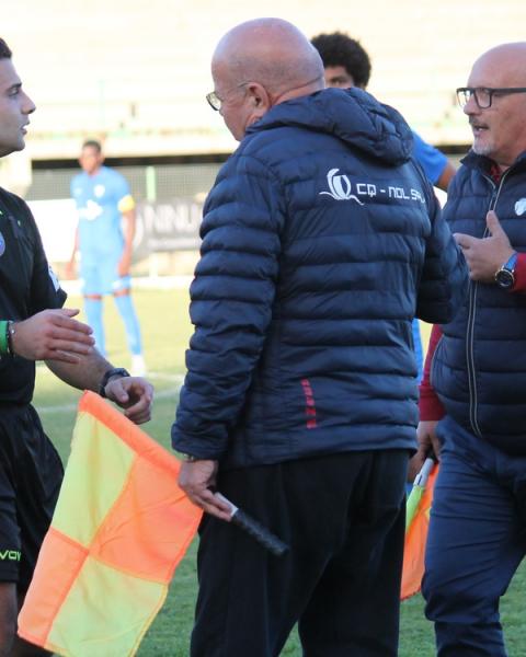 Arbitro Gianluca Deriu di Oristano