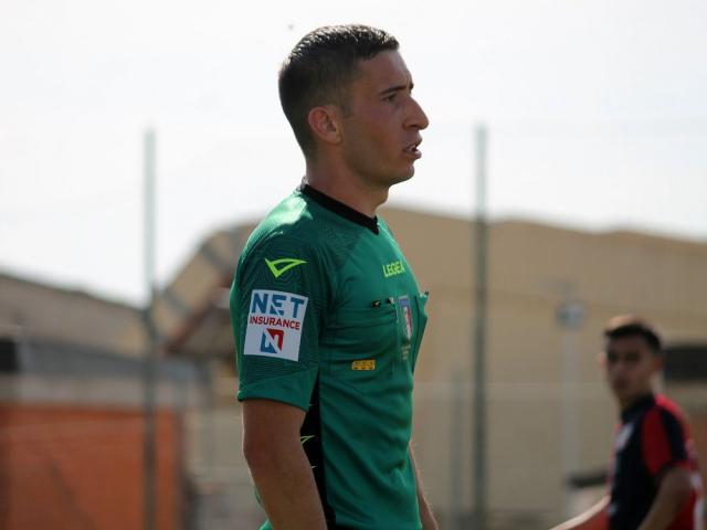 Arbitro Andrea Senes di Cagliari