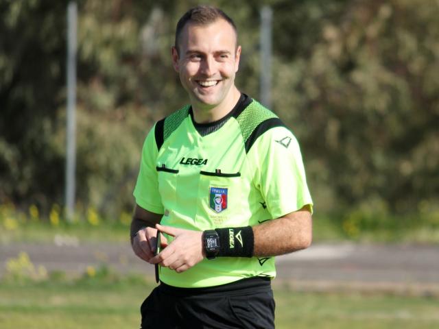 Arbitro Andrea Virgili di Olbia