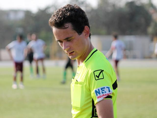 Arbitro Henrique Masu Ruela di Olbia