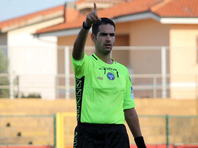 Arbitro Marco Spiga di Carbonia