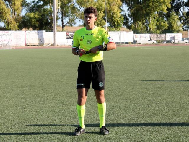 Arbitro Nicolo D'Elia di Cagliari