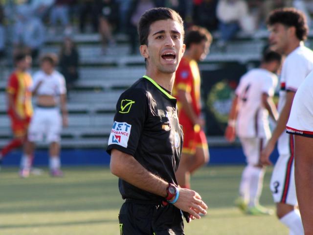 Arbitro Simone Fonnesu di Sassari