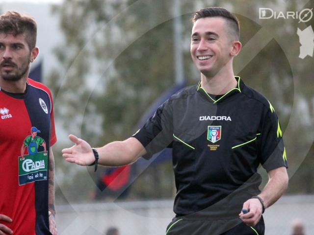 Arbitro Enrico Cappai di Cagliari