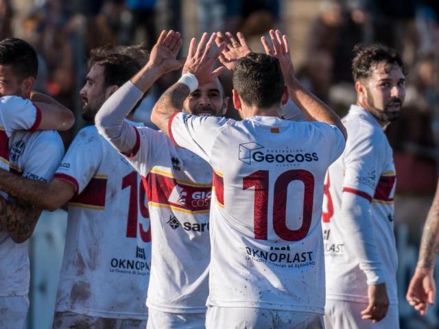 Alghero esultanza seconda ritorno