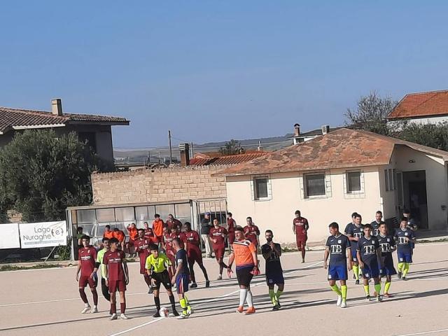 senorbì santa lucia ingresso in campo