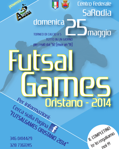 Il Futsal Games sbarca ad Oristano