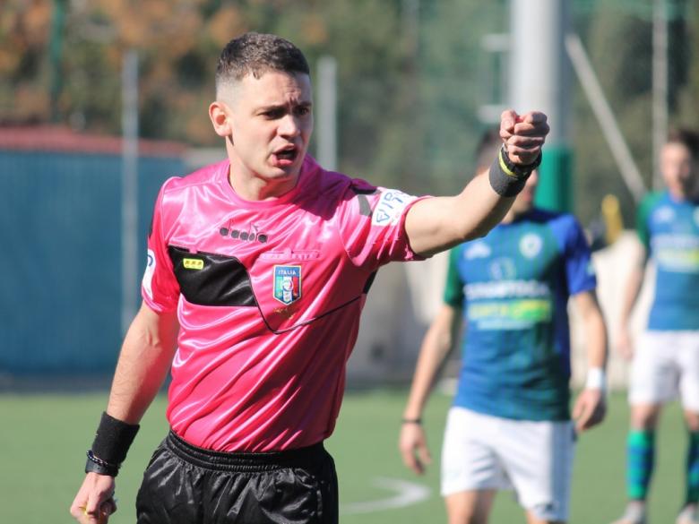 Arbitro Gabriele Caggiari di Cagliari