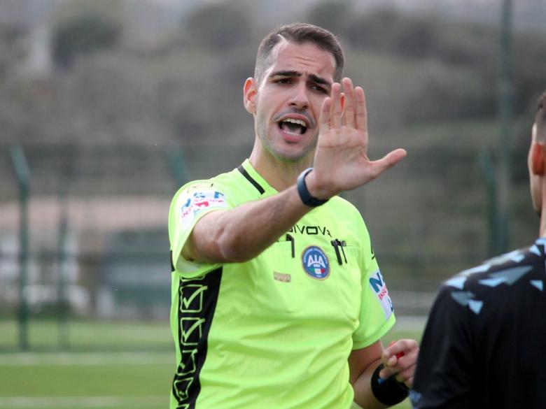 Arbitro Marco Spiga di Carbonia