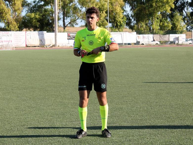 Arbitro Nicolo D'Elia di Cagliari