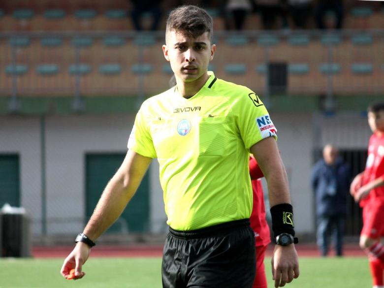 Arbitro Nicolo D'Elia di Cagliari