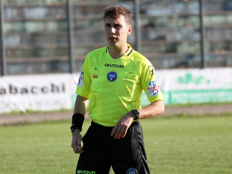 Arbitro Gabriele Dascola di Cagliari