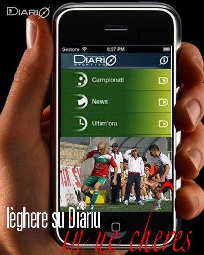 Leghe "Diariosportivo" in s'iPad e s'iPhone, est de badas!