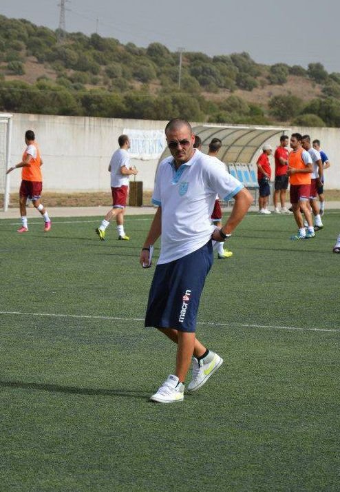 Daniele Costa, allenatore della Villacidrese prima in classifica